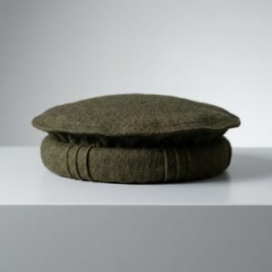 Earthy Dark Olive Green Pashtun Pakol